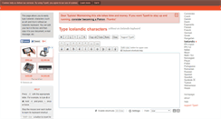 Desktop Screenshot of icelandic.typeit.org
