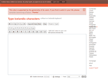 Tablet Screenshot of icelandic.typeit.org