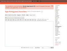 Tablet Screenshot of portuguese.typeit.org